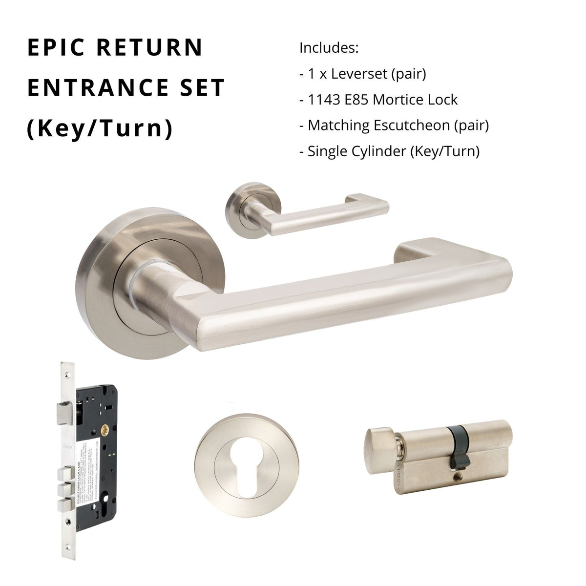 Zanda Epic Return - Brushed Nickel - 10004.2.BN