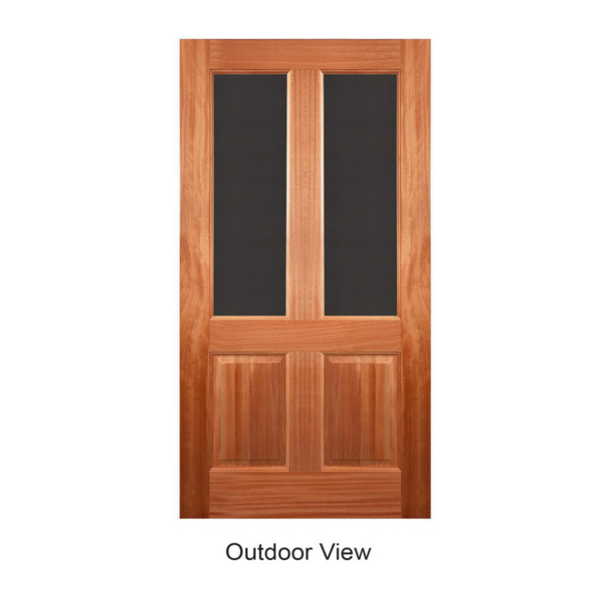 2 in 1 Traditional Style 1200 Door, security screen & Frame Package