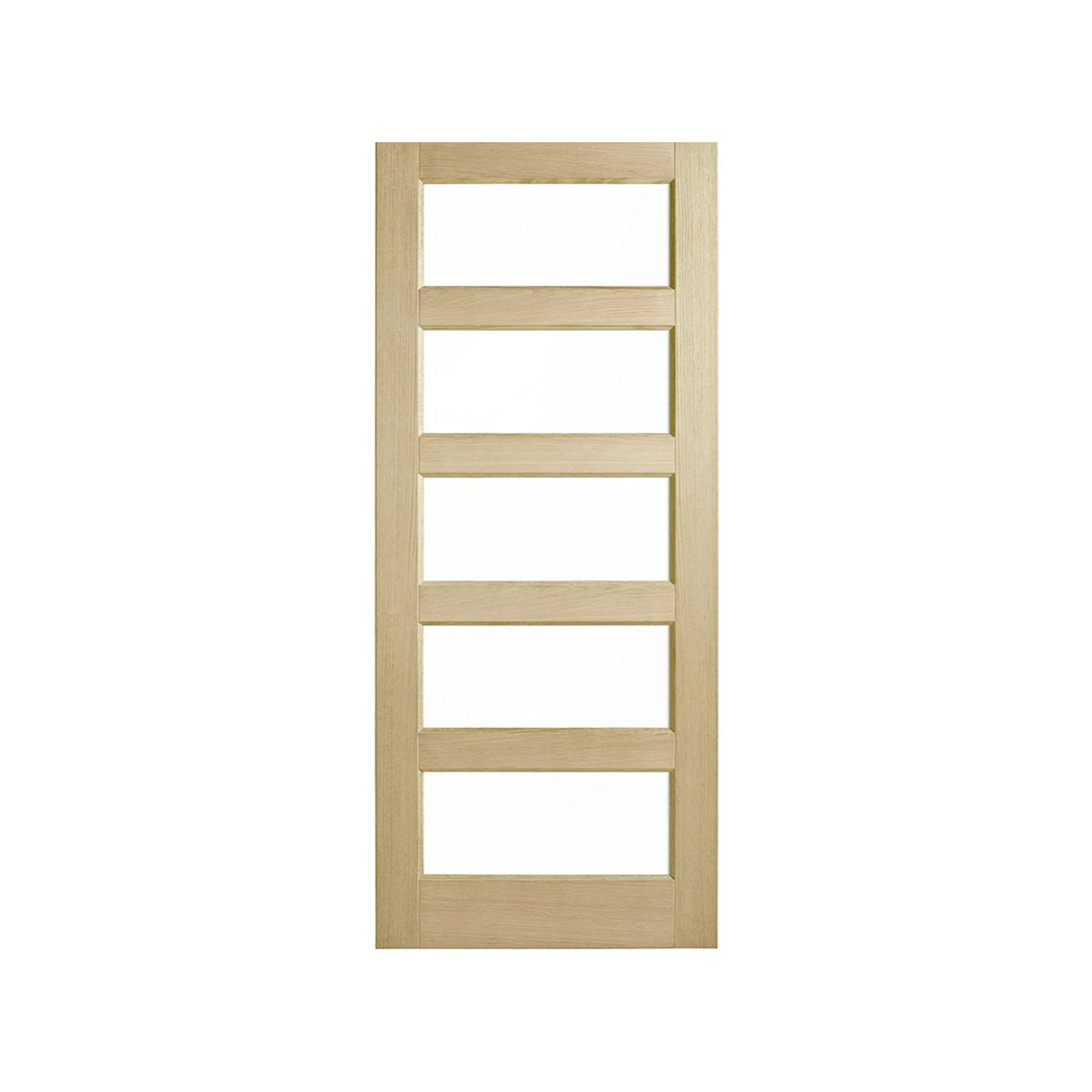Corinthian Blonde Oak AWO 5G Horizontal Glazed Timber Door