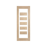 Lumina White Oak ALUM 5 Entrance Door