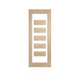 Lumina White Oak ALUM 5 Entrance Door