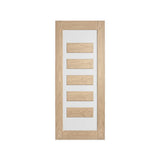 Lumina White Oak ALUM 5 Entrance Door