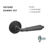 Zanda Oxford - Matt Black Door Handles - Matt Black