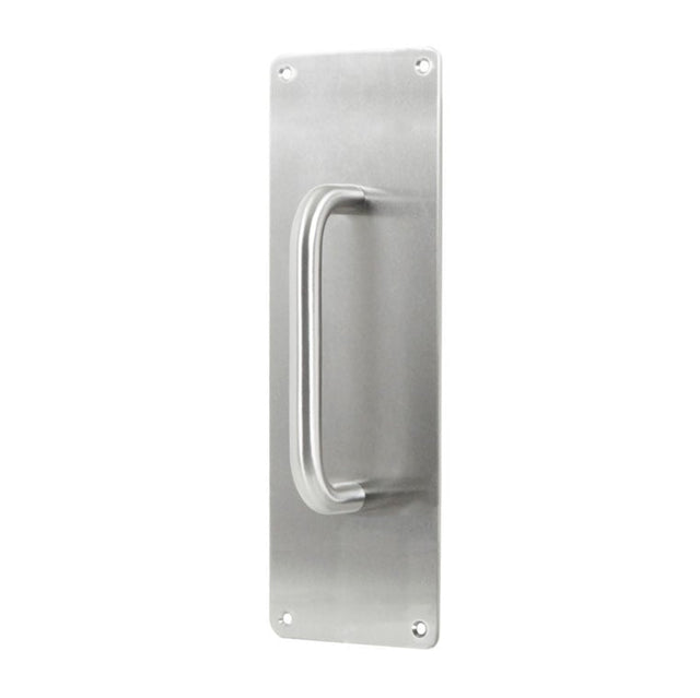 Zanda Pull Handle on Plate - Stainless Steel design and finish reference