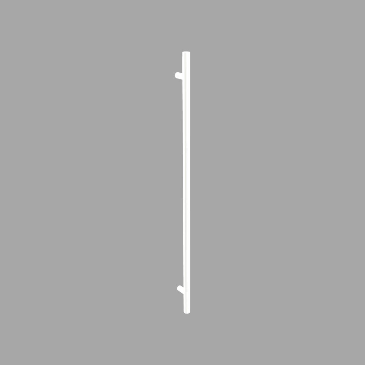 Zanda Round Profile Pull Handle - Matt White design and finish reference