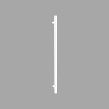 Zanda Round Profile Pull Handle - Matt White design and finish reference