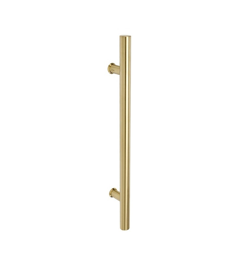 Zanda Round Profile Pull Handle - Satin Brass design and finish reference