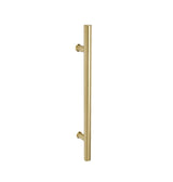 Zanda Round Profile Pull Handle - Satin Brass design and finish reference