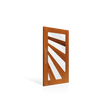 Corinthian Sunburst SUN WS GR entrance door