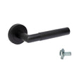Zanda Vertex Door Handles - Matt Black