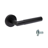Zanda Vertex Door Handles - Matt Black