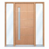 AHG door with glass sidelights both sides