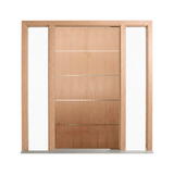 Aluminium Inlay Timber Door 2040mm – Pre-Hung