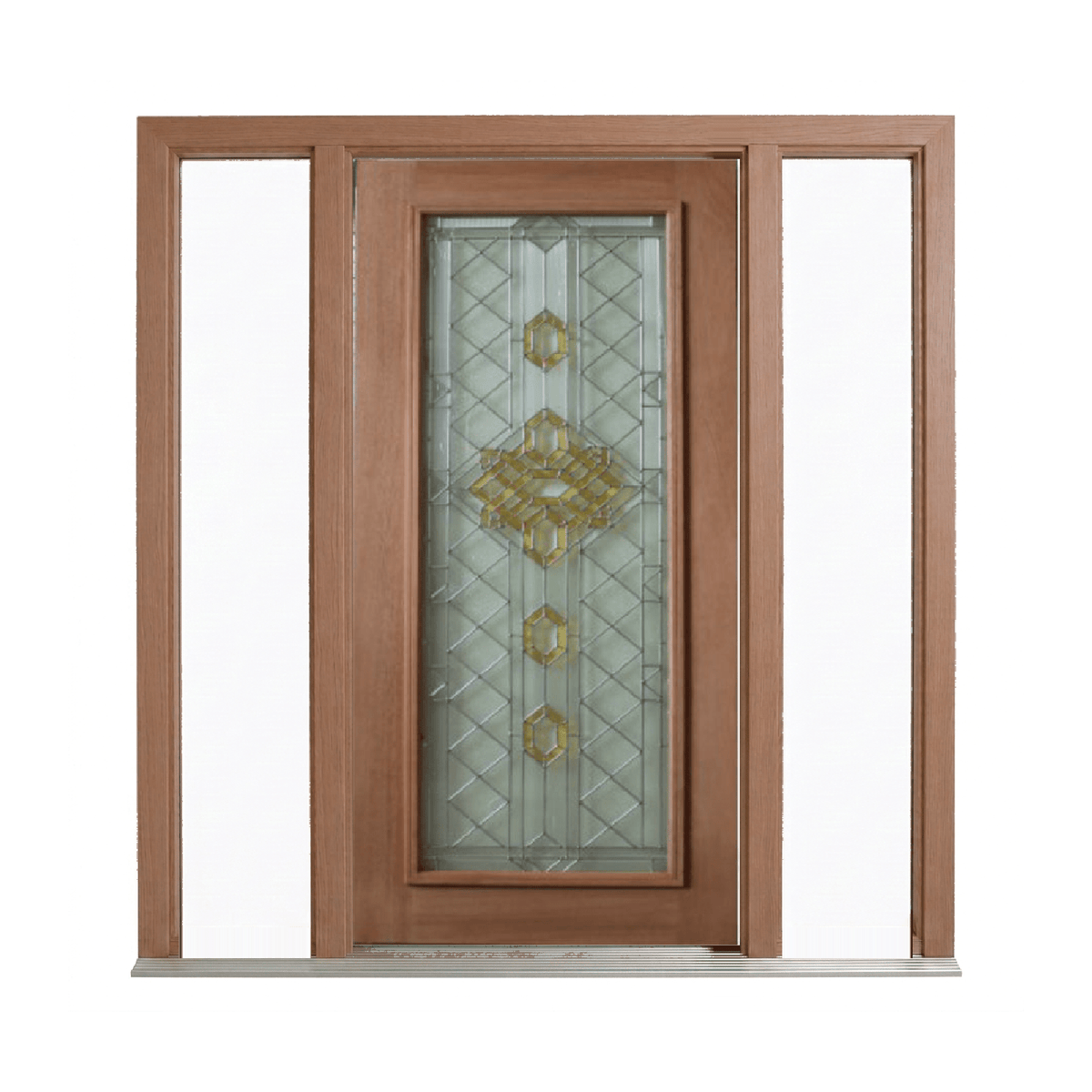 Anglican Triple Glazed Leadlight Door – TG-Anglican 2040mm – Supplied & Installed