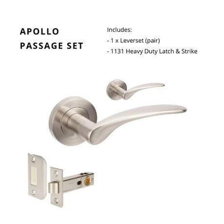 APOLLO - Brushed Nickel - Just Doors QLD
