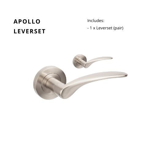 APOLLO - Brushed Nickel - Just Doors QLD