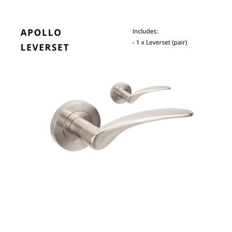 APOLLO - Brushed Nickel - Just Doors QLD