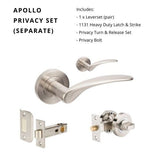 APOLLO - Brushed Nickel - Just Doors QLD
