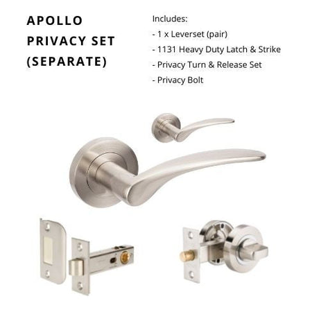 APOLLO - Brushed Nickel - Just Doors QLD