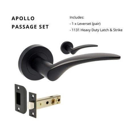 APOLLO - Matt Black - Just Doors QLD