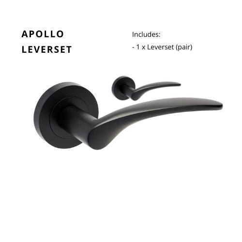 APOLLO - Matt Black - Just Doors QLD