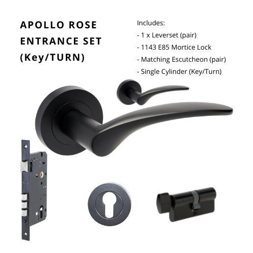 APOLLO - Matt Black - Just Doors QLD