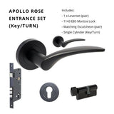 APOLLO - Matt Black - Just Doors QLD