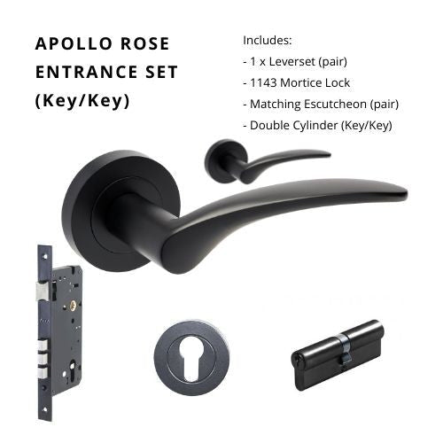 APOLLO - Matt Black - Just Doors QLD