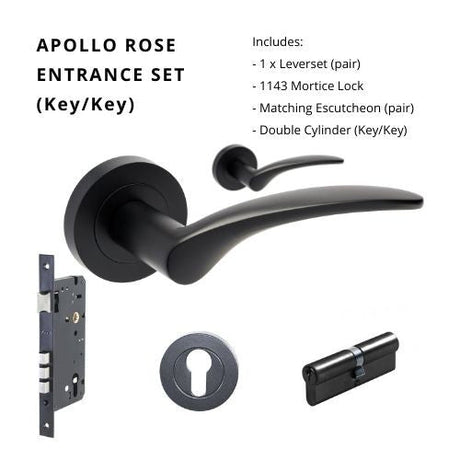 APOLLO - Matt Black - Just Doors QLD