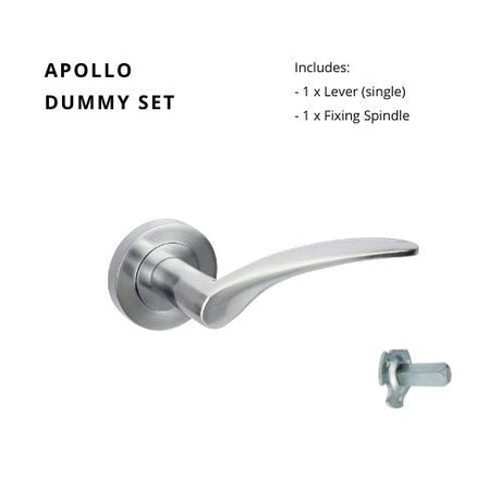 APOLLO - Satin Chrome - Just Doors QLD
