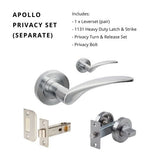 APOLLO - Satin Chrome - Just Doors QLD