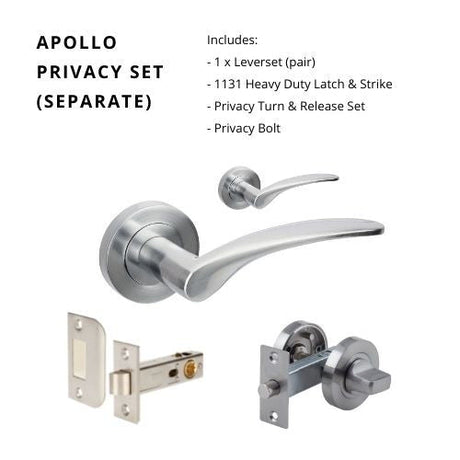 APOLLO - Satin Chrome - Just Doors QLD