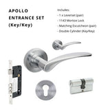 APOLLO - Satin Chrome - Just Doors QLD