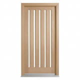 Corinthian Blonde Oak AWO 5VG - Supply and fit new door and frame - configuration illustration