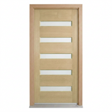 Corinthian Blonde Oak AWO 52G - New door and frame - configuration illustration