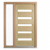 Corinthian Blonde Oak AWO 52G - New frame - 1 fixed sidelight - configuration illustration
