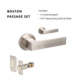 Boston Bushed Nickel - Just Doors QLD