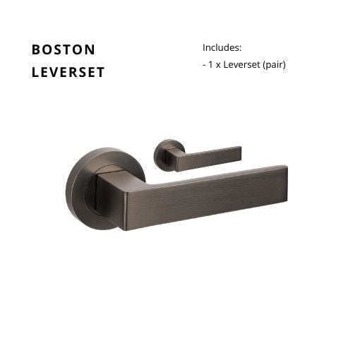 Boston Graphite Nickel - Just Doors QLD