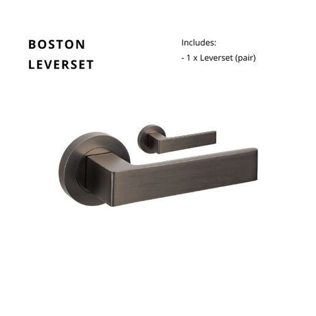 Boston Graphite Nickel - Just Doors QLD