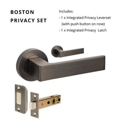 Boston Graphite Nickel - Just Doors QLD