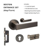 Boston Graphite Nickel - Just Doors QLD