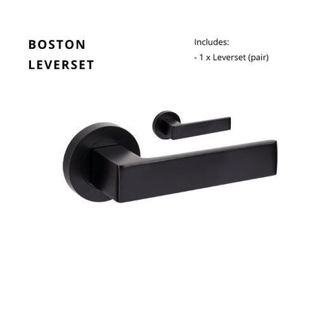 Boston Matt Black - Just Doors QLD