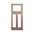 Bungalow 3 Lite Internal Glass Door – GD-BL3G - Just Doors QLD