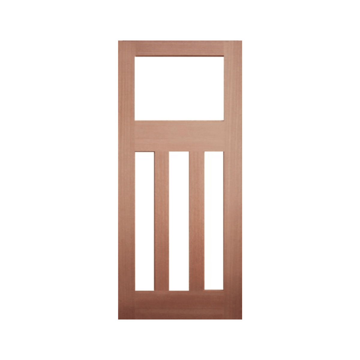 Bungalow 4 Lite Internal Glass Door – GD-BL4G - Just Doors QLD