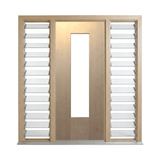 Bush Fire Range 1 Lite Timber Door – BF-1V – WS Wide Style 2040 & 2340mm – Pre-Hung