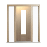 Bush Fire Range 1 Lite Timber Door – BF-1V – WS Wide Style 2040 & 2340mm – Pre-Hung