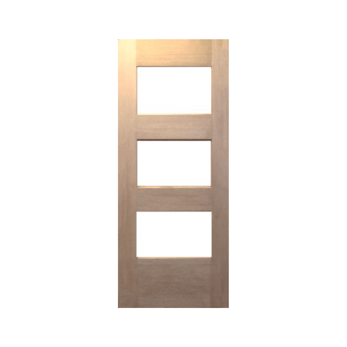Bush Fire Range Horizontal 3 Lite Timber Door – BF-3H