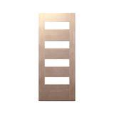 Bush Fire Range Horizontal 4 Lite Timber Door – BF-4H – WS Wide Style 2040 & 2340mm – Pre-Hung