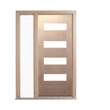 Bush Fire Range Horizontal 4 Lite Timber Door – BF-4H – WS Wide Style 2040 & 2340mm – Pre-Hung