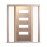Bush Fire Range Horizontal 4 Lite Timber Door – BF-4H – WS Wide Style 2040 & 2340mm – Pre-Hung